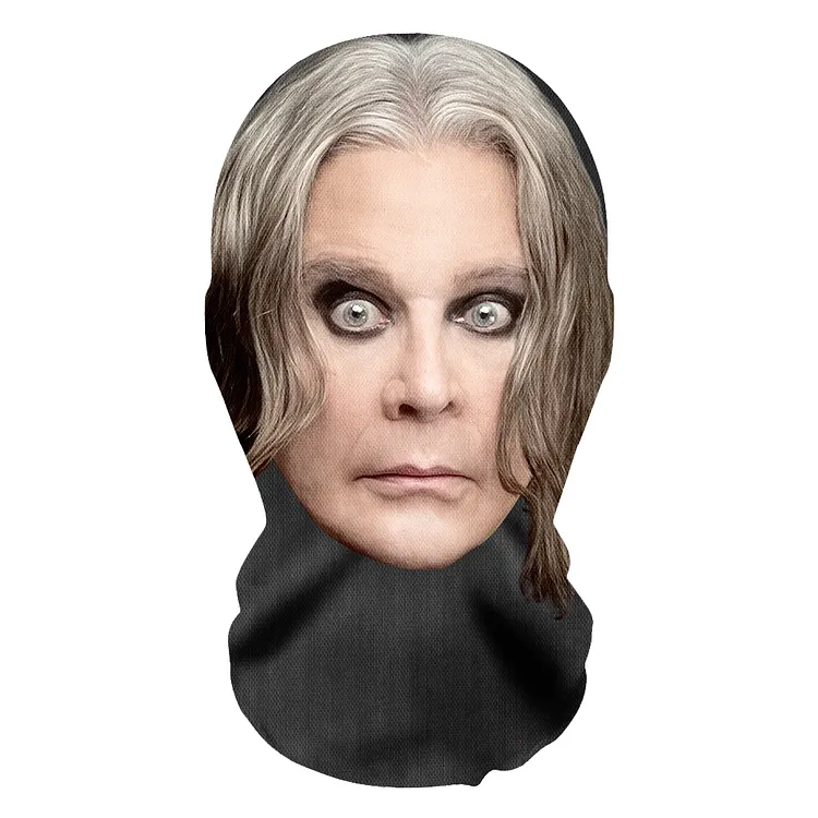 3D Spoof Face Simulation Headgear-Ozzy Osbourne