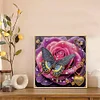 Fleurs De R&ecirc;ve Et Papillons-Peinture Diamant En Forme Sp&eacute;ciale-40 * 40CM