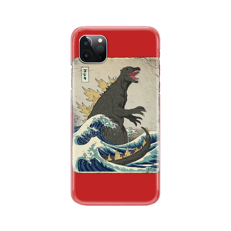 The Great Godzilla Off Kanagawa, Ukiyo-e iPhone Case
