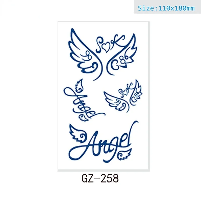 Juice tattoo stickers Net celebrity tattoo stickers lasts 15 days Herbal semi-permanent tattoo stickers