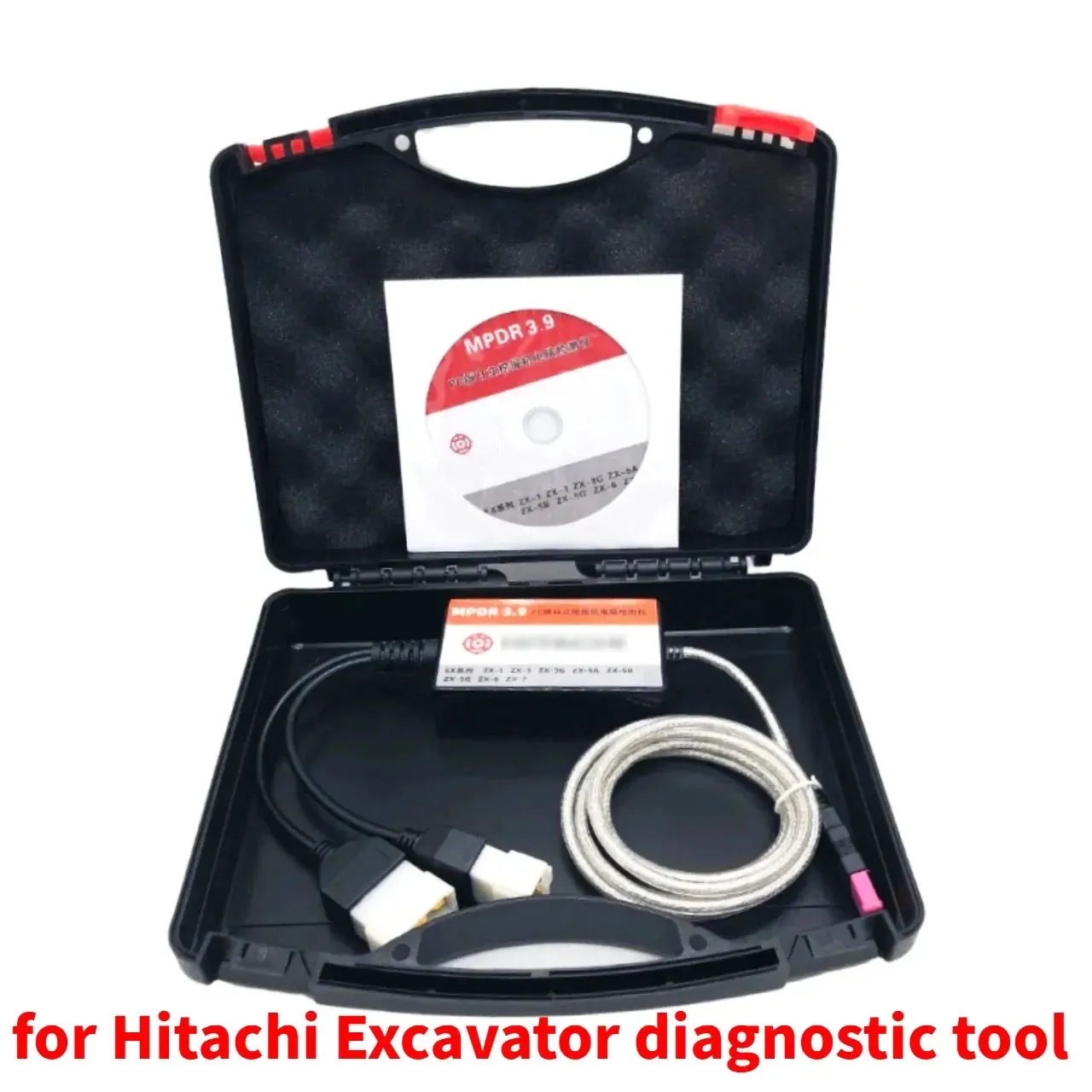 MPDR Software 3.9 for Heavy Duty Diagnostic Tool Tester The Latest Version for Hitachi EX ZX-1 ZX-3G ZX-3 ZX-5 ZX-6 ZX-7 of Excavator (Adapter with 3.9software)