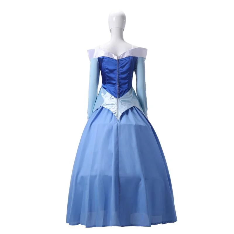 Disney Sleeping Beauty Princess Aurora Dress Cosplay Costume