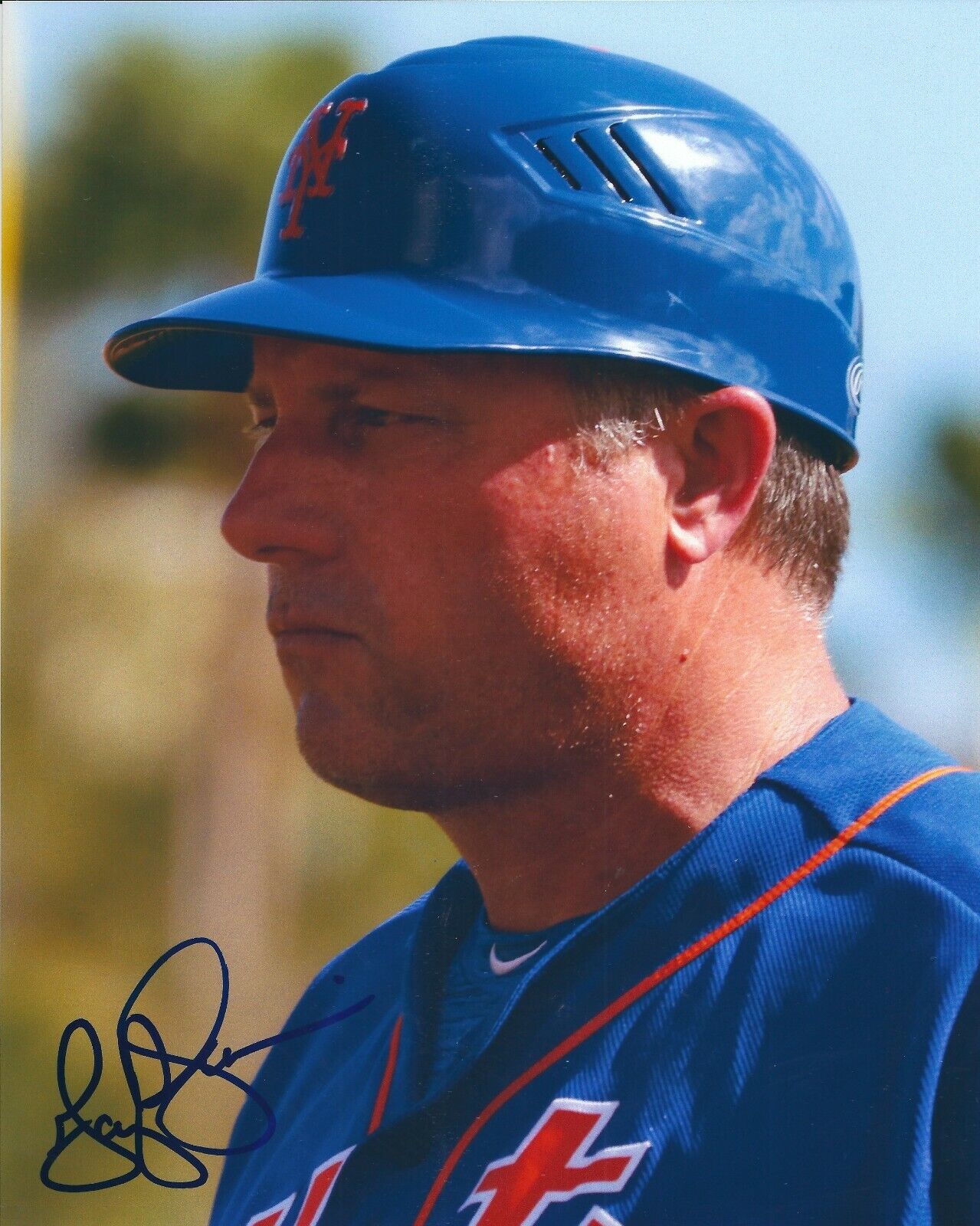 Signed 8x10 GARY DISARCINA New York Mets Autographed Photo Poster painting - COA