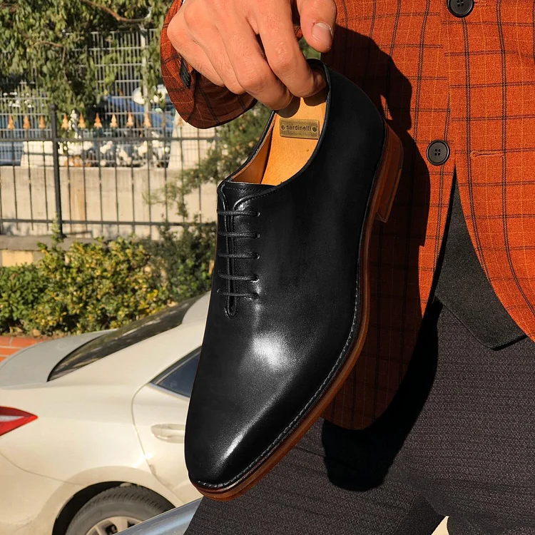 Sardinelli Laced Classic Leather Shoes Tan