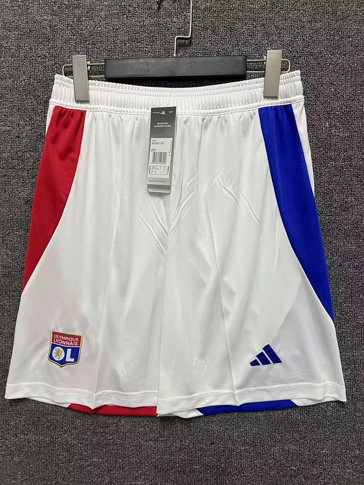 2024/25 Lyon Home Fan Edition Shorts 1:1 Thai Quality