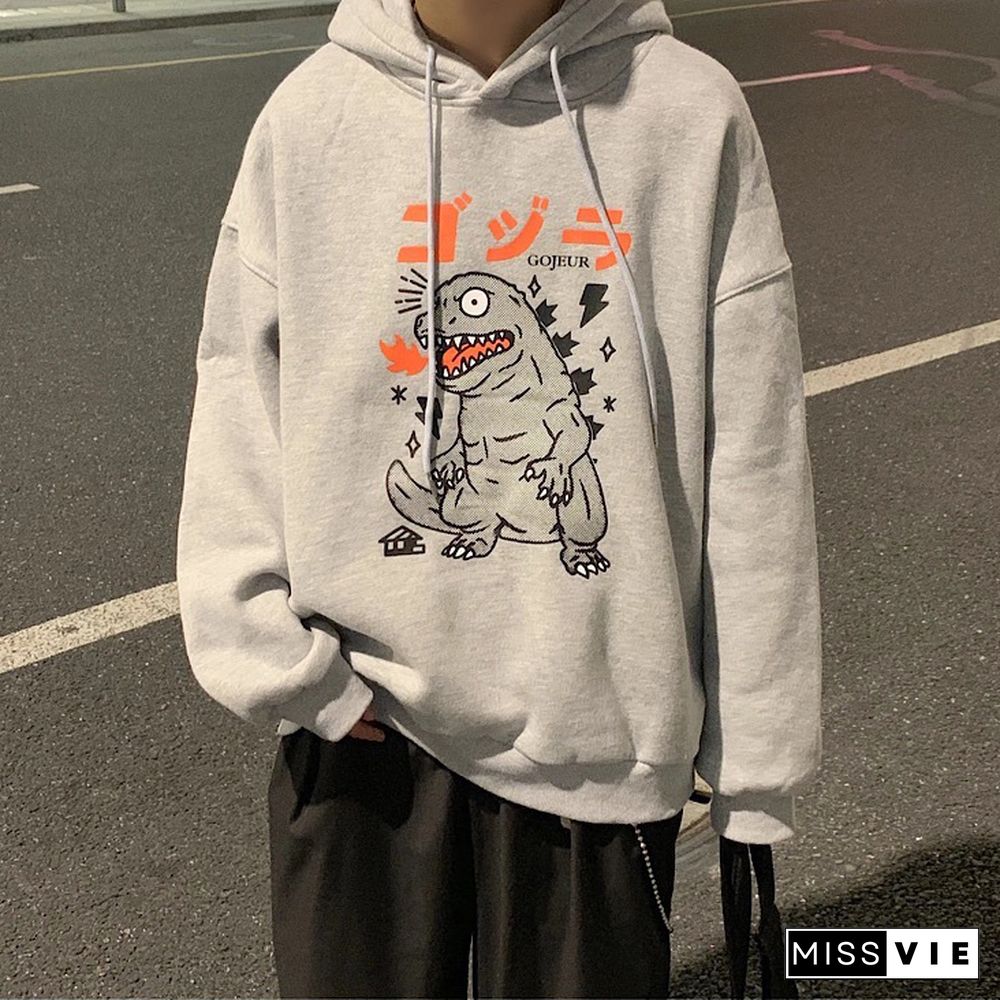 Hooded Loose Sweatshirt