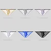 Men's Low-Rise Ultra-Thin Ice Silk Transparent U-Shaped Pouch Sexy Briefs