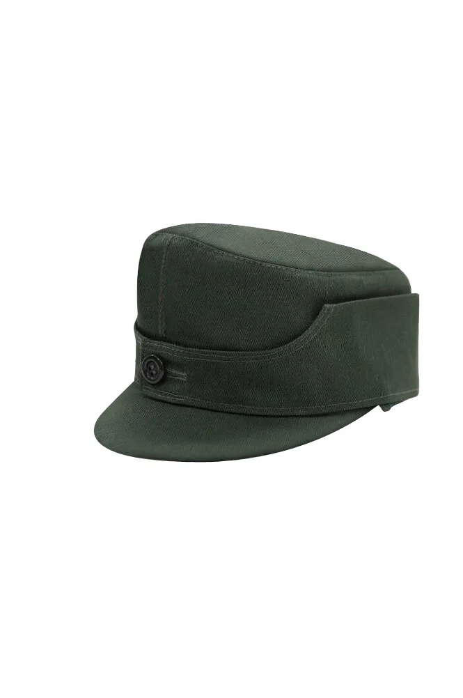   Gebirgsjager Single Button Bergmütze Reed Green HBT Field Cap German-Uniform