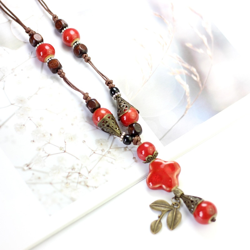 Women Handmade Long Tassel Ethnic Jewelry Geometric Bijoux Accessories