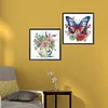 2Pack Flower Butterfly-Crystal Rhinestone Diamond Painting(30x30cm)