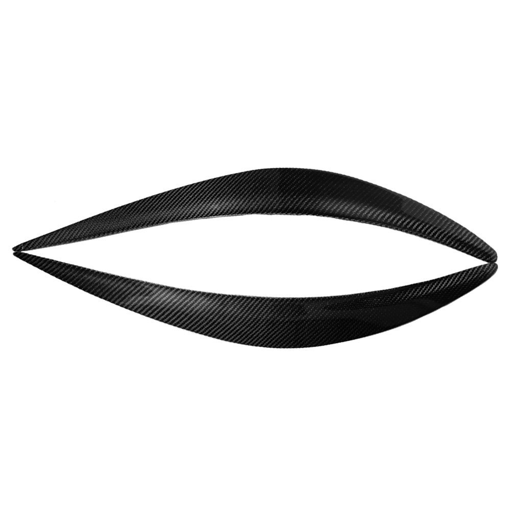 

1 Pair Carbon Fiber Car Headlight Headlamp Eyelids for Infiniti Q50 14-18, 501 Original