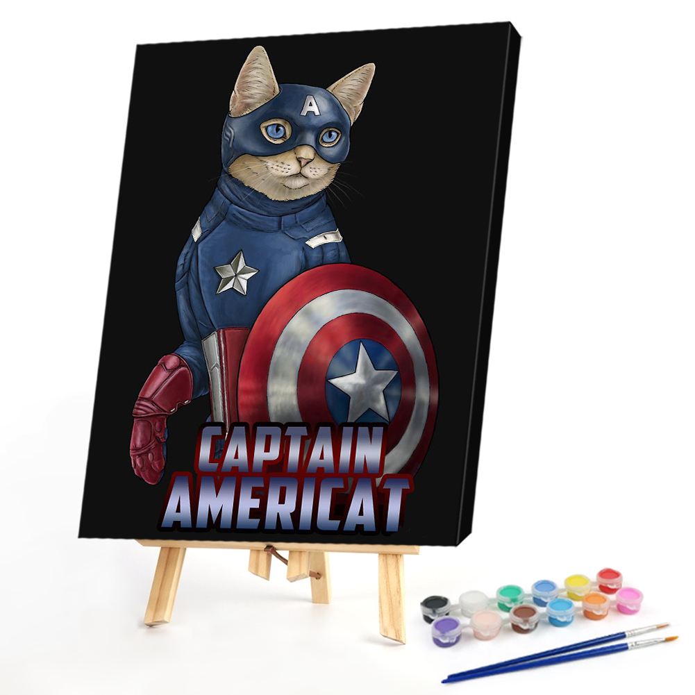 

40*50CM - Paint By Numbers - Cat, 501 Original