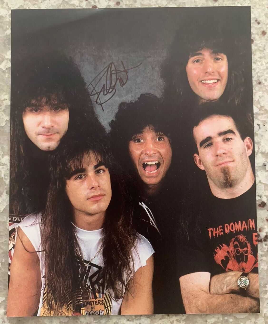 Frank Bello Signed 8x10 Photo Poster painting Heavy Metal Anthrax