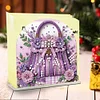 (US Only)Purple Bag DIY Diamond Painting Napkin Holder Kit Unique Gift for Friends Family