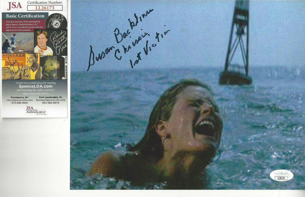 JAWS 1st Victim autographed 8x10 Photo Poster painting by buoy 1st Victim added JSA Certified *