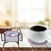 DIY Diamond Coaster with Rack Creative Chic Drink Cup Pad Kit