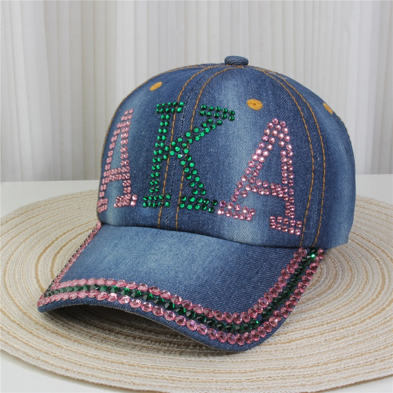 Unisex Streetwear Pentagram Letter Butterfly Curved Eaves Baseball Cap