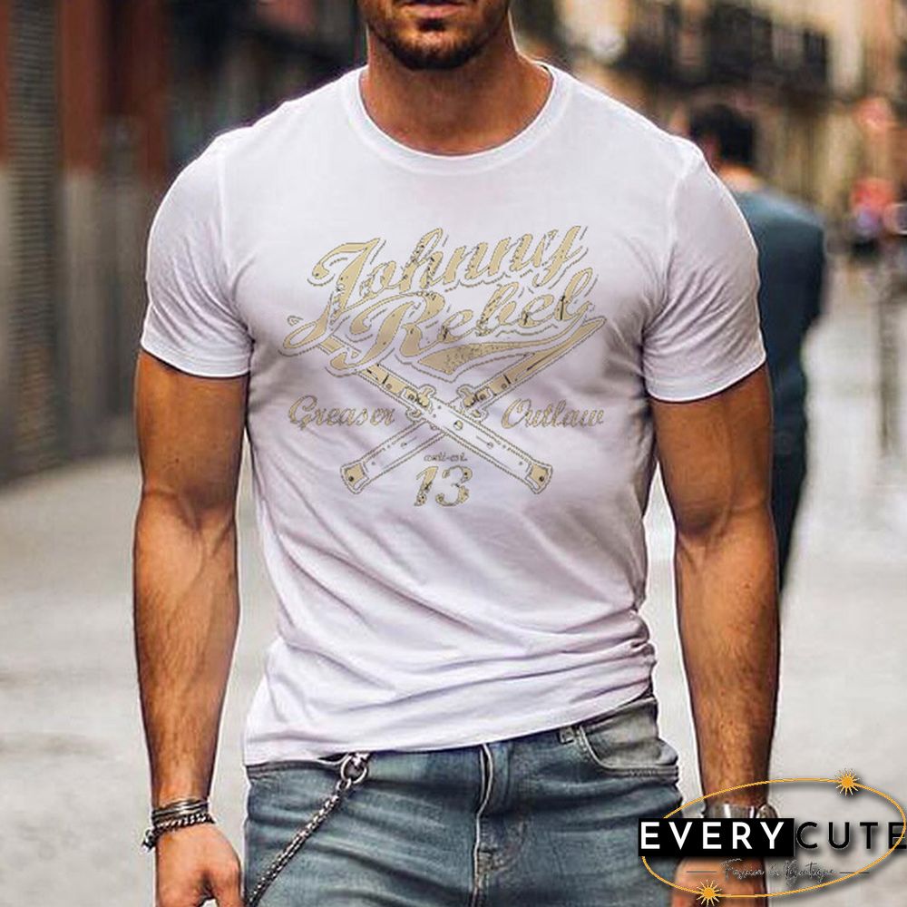 Men's Outdoor Printed Short Sleeve T-Shirt