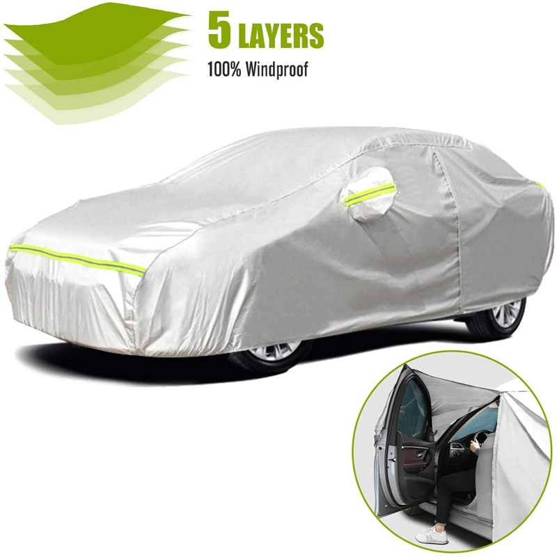 

Favoto car cover waterproof outdoor car cover Oxford cloth, White, 501 Original