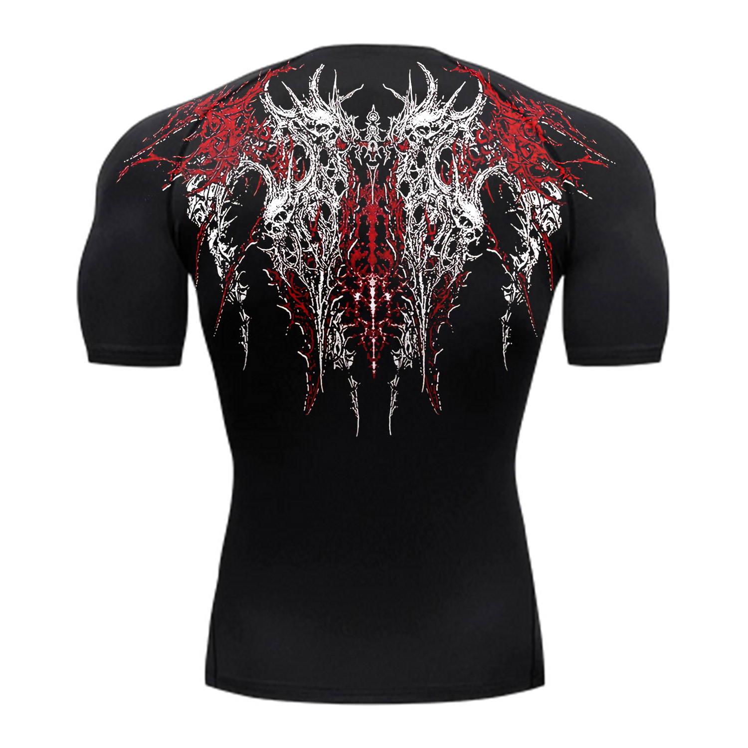 Scarlet Purgatory Black Flame Compression t-shirt