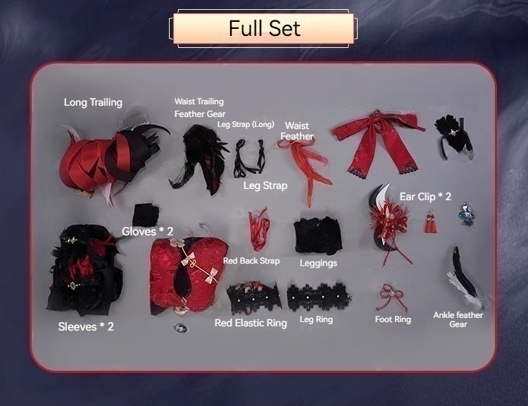 [Wetrose] Red Shenhe Frostflower Dew New Outfits Lantern Rite Genshin Impact Doujin Cosplay Costume Wig Full Set