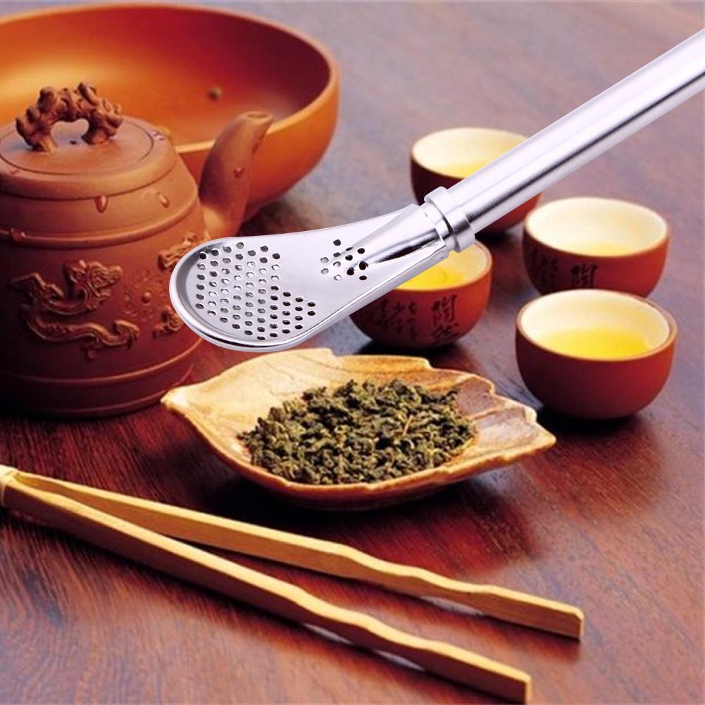 

Stainless Steel Drinking Straw Filter Handmade Yerba Mate Tea Bombilla Tool, 501 Original