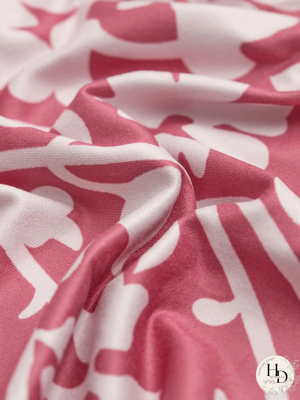 Paisley V Neck Short Sleeve Plus Size Casual Dress