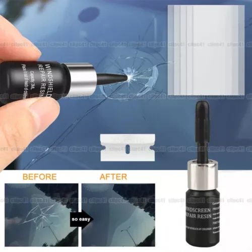 Dronehint Car Accessories Glass Repair Fluid Car  Parts Windshield Resin Crack Repair Tool (For: Acura) Parts