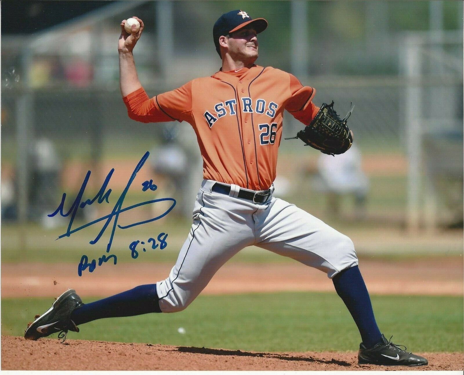 Mark Appel Autographed 8x10 Astros First Overall#S877