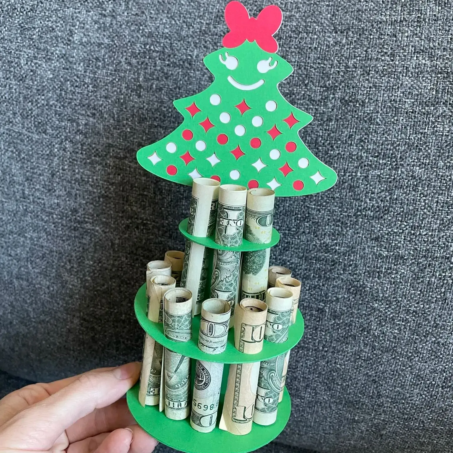 Christmas Unique Money Holder - tree - Codlins