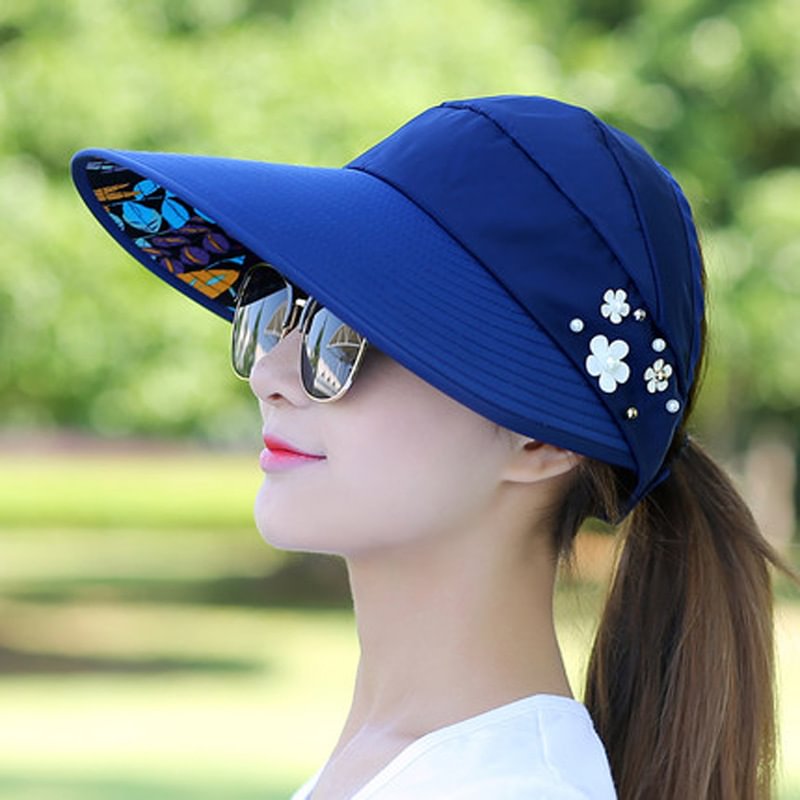 Women's summer sunscreen UV protection hat