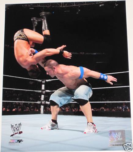 WWE JOHN CENA OFFICIAL LICENSED 8X10 WRESTLING Photo Poster paintingFILE Photo Poster painting 8