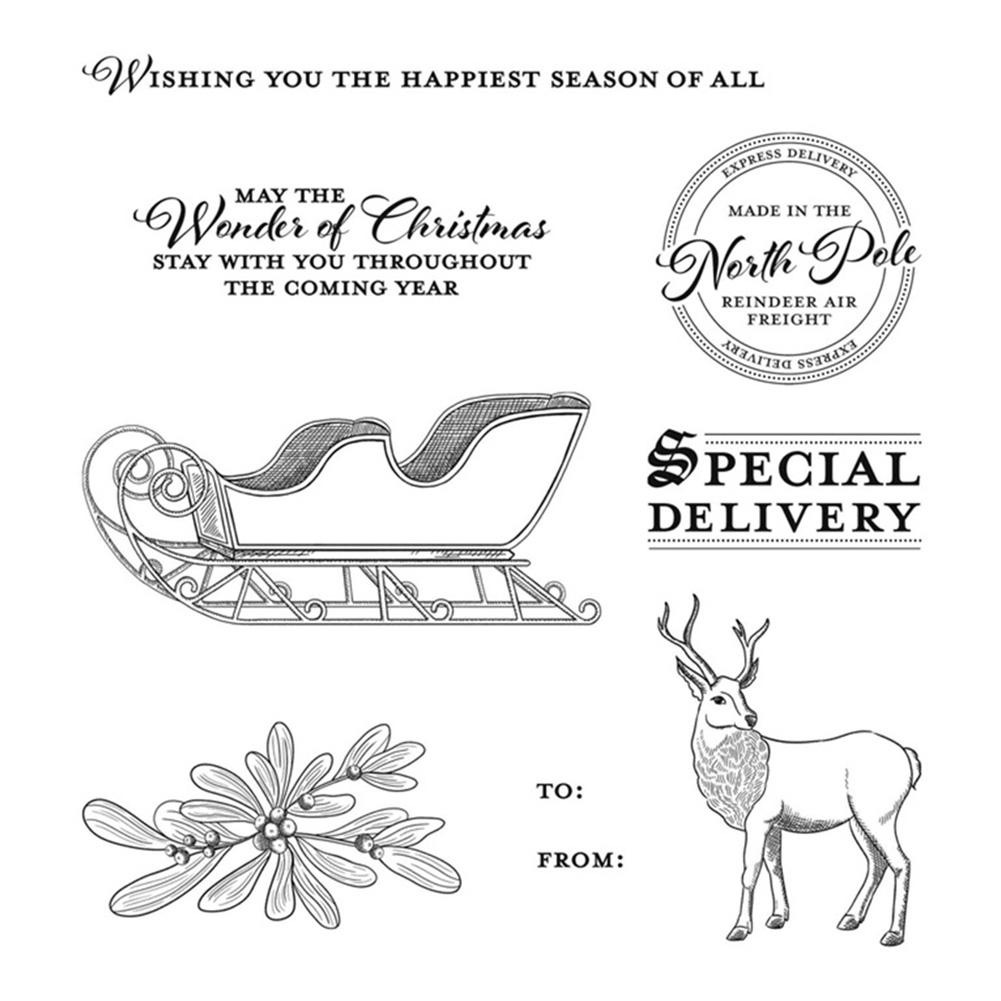

Christmas (Seal) - Paper Craft Cutting Dies, 501 Original