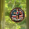 Diamond Painting Flag Independence Day Suncatcher Pendant For Window Door Garden Decor