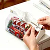 Gnome Christmas Truck DIY PULeather Diamond Painting Tissue Box for Adults Beginners Large Size Diamond Art Paper Storage Holder for Living Room Bathroom Table Decor