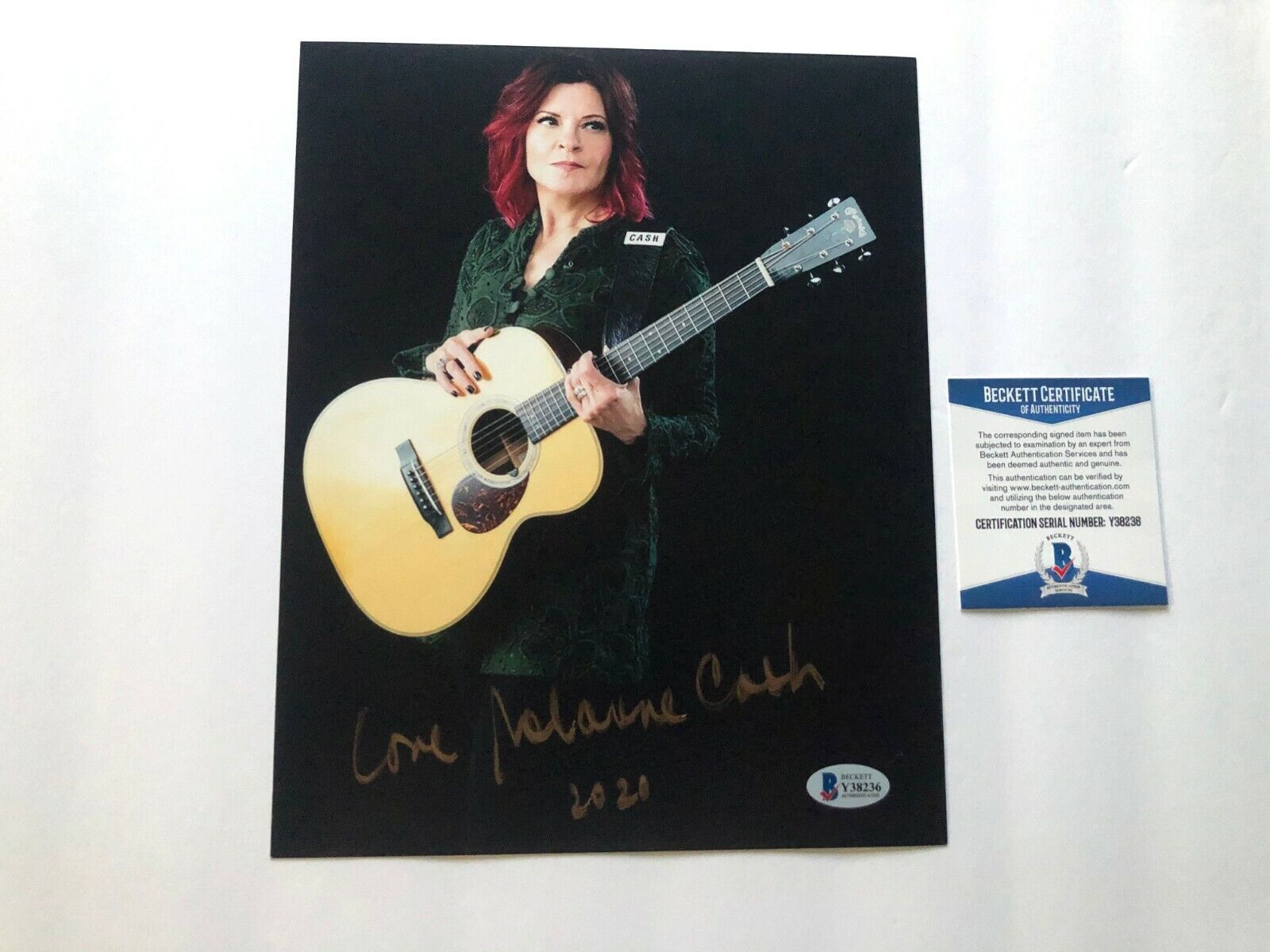 Rosanne Cash Hot! signed autographed Johnny 8x10 Photo Poster painting Beckett BAS coa