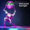 3D Printed Dancing Pink Skull Skeleton Funny Mini Skeleton Weird Dancing With Music Home Decor Holiday Gift