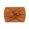 Stylish Pleated Knot Extra Wide Elastic Head Bands