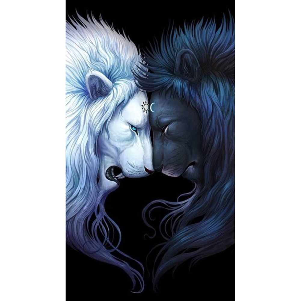 

Lion - Round Drill Diamond Painting - 45*80CM (Big Size), 501 Original