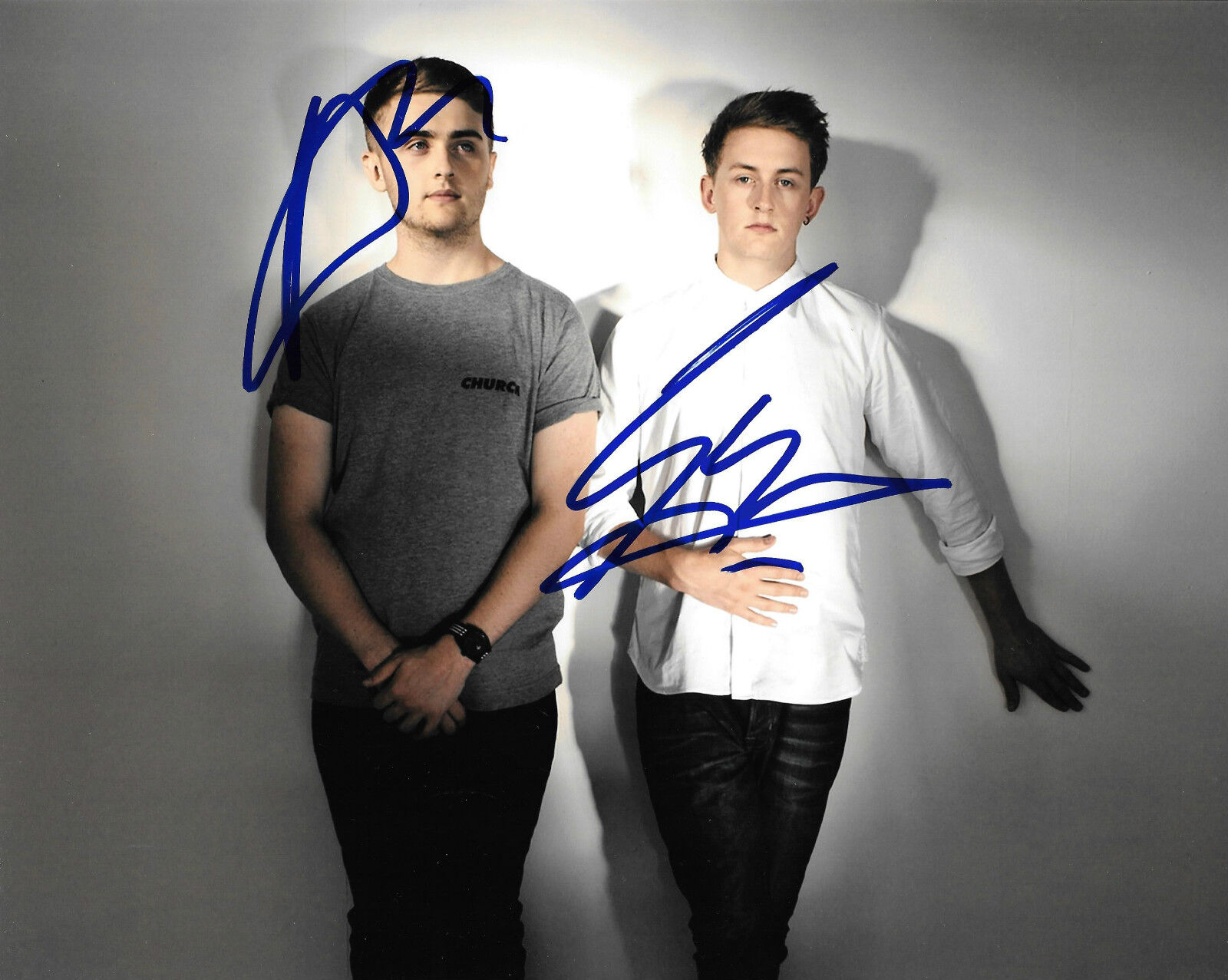 GFA Electronic Music Duo * DISCLOSURE * Band Signed 8x10 Photo Poster painting AD4 COA