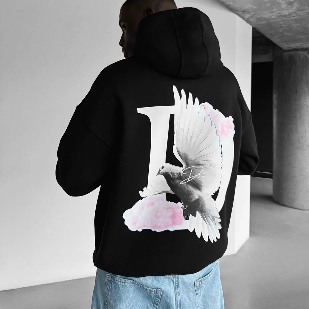 Oversize Dove Hoodie、、URBENIE