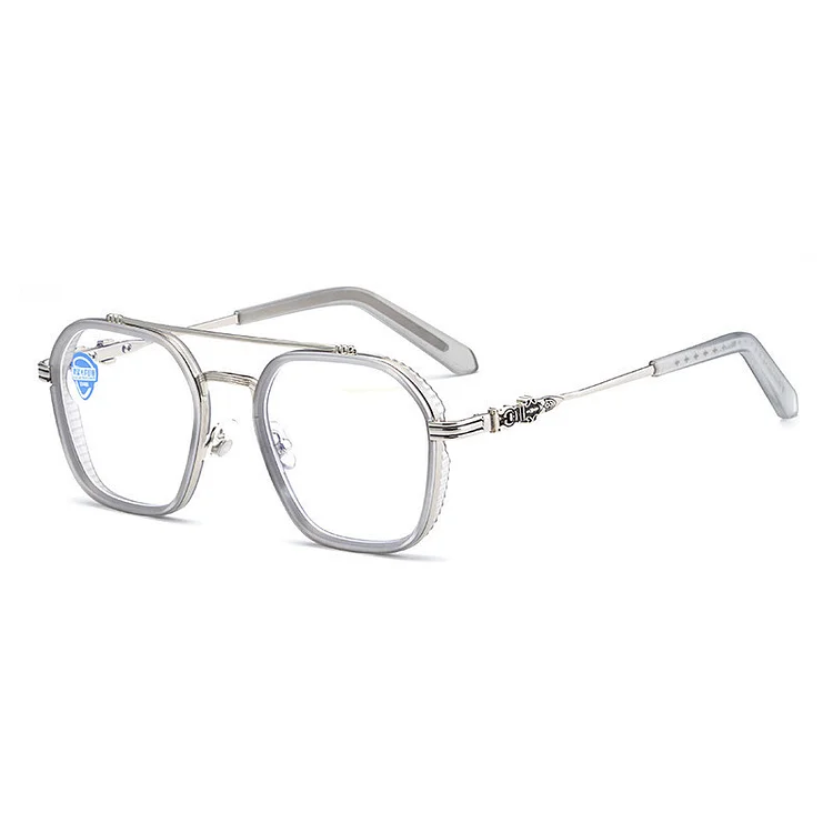 High Quality Brand Design Pure Titanium Men Anti Blue Light Radiation Glasses Computer Gaming Eyewear Women Blocking Ray Goggles