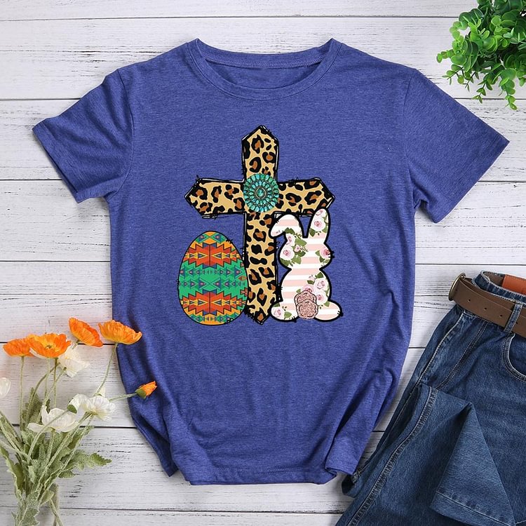 He is Risen Round Neck T-shirt