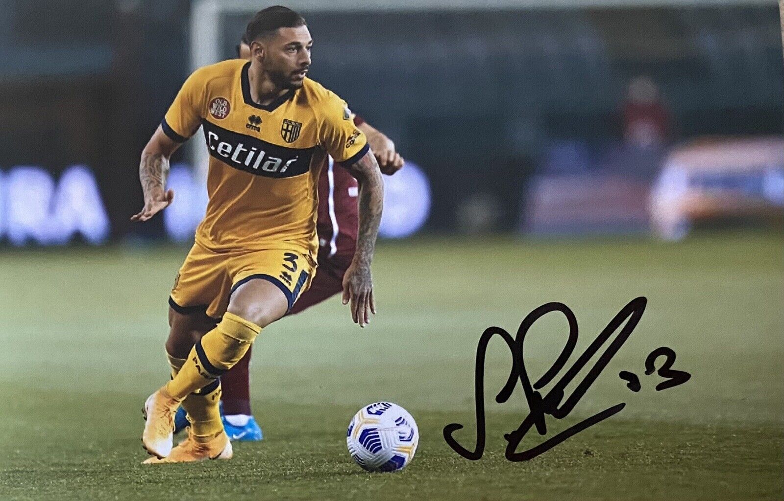 Giuseppe Pezzella Genuine Hand Signed Parma Calcio 6X4 Photo Poster painting