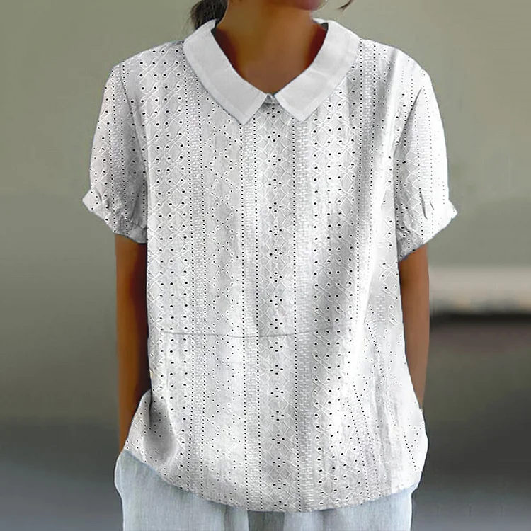 Comstylish Casual Cotton And Linen Tops