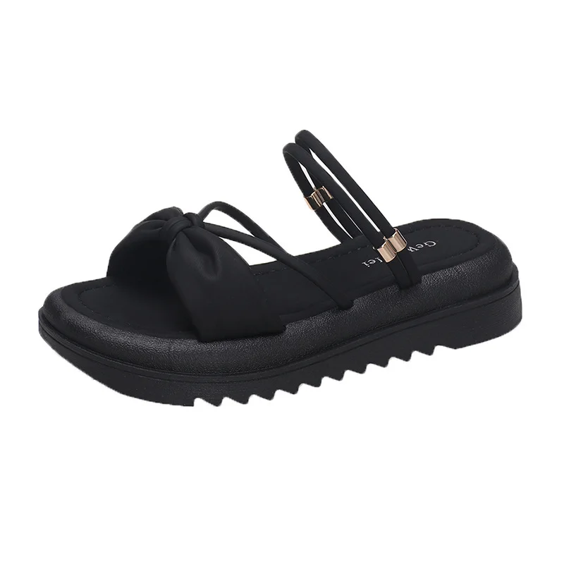 Toloer Toloer New Sandals Female Summer Net Red Fairy Wind With Fashionable And Comfortable Skirt Two Wear Rome Platform Sandals-Outfit Ideas