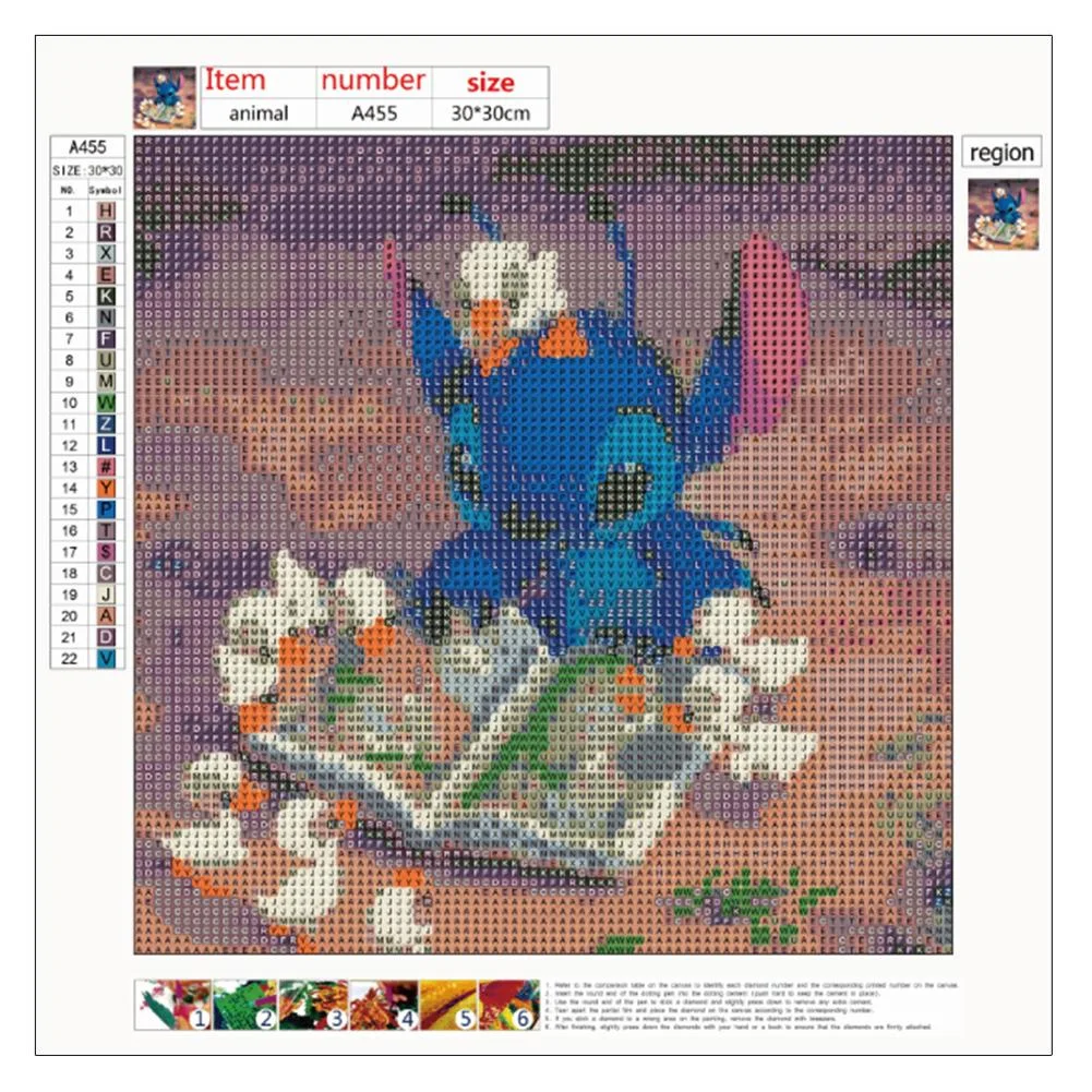 Diamond Painting - Full Round Drill - Ducks&Stitch(30*30cm)