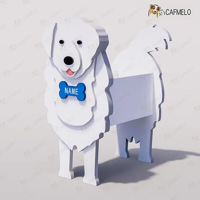 Great Pyrenees Planter