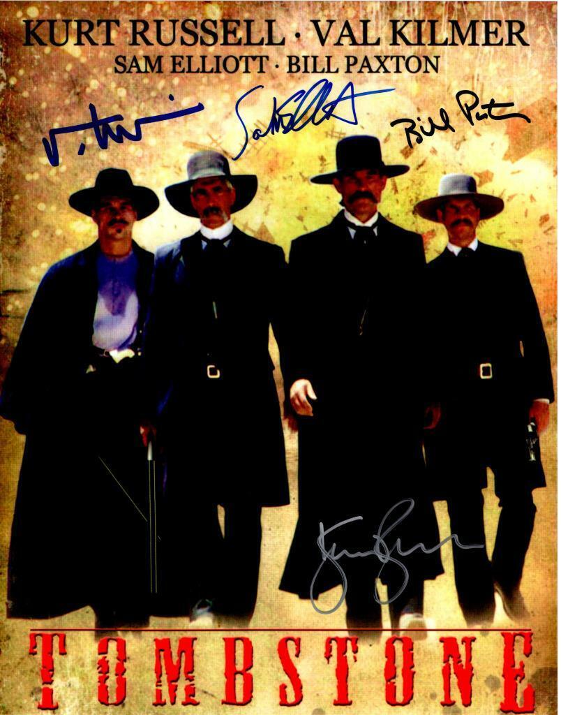 Kurt Russell Kilmer Elliott Paxton signed 11x14 Picture autographed Photo Poster painting + COA