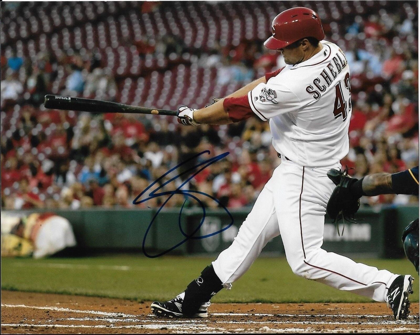 SCOTT SCHEBLER signed autographed CINCINNATI REDS 8x10 Photo Poster painting w/COA